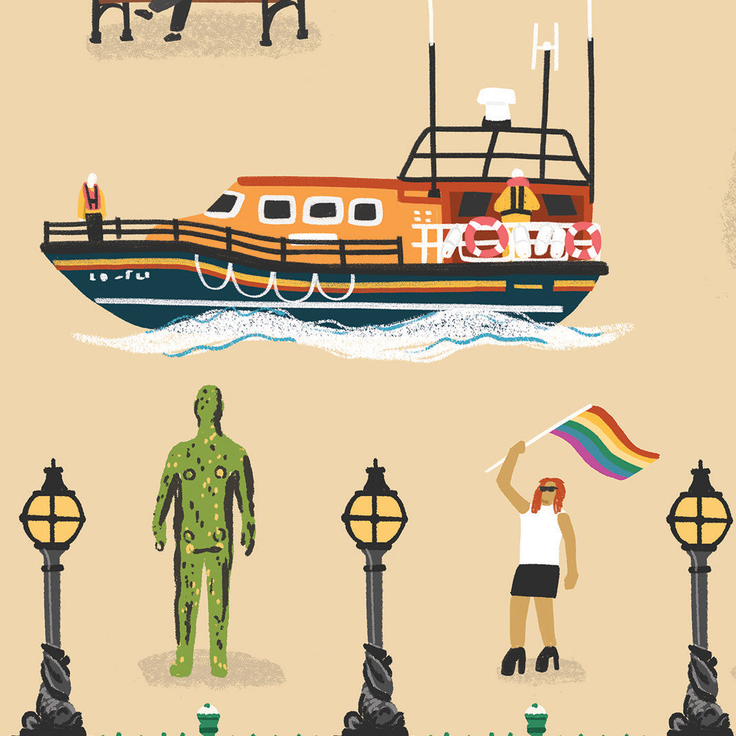Margate Icons giclee print - Alex Foster