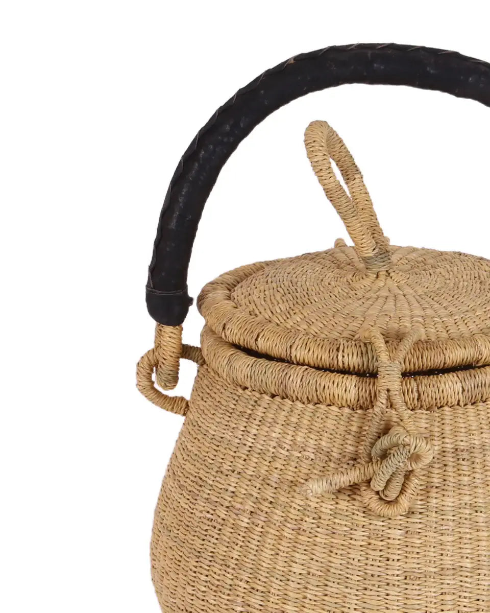 WENE: Pot Lidded Bolga Basket