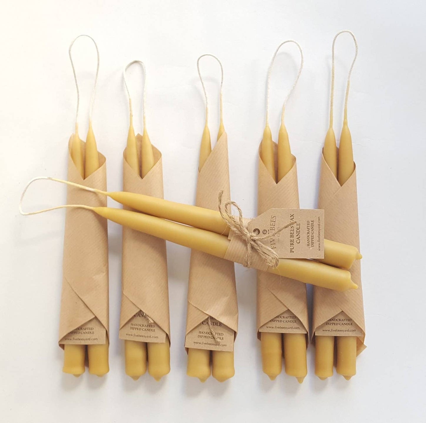 Taper Beeswax Candles - Aromatherapy Candles - Beeswax