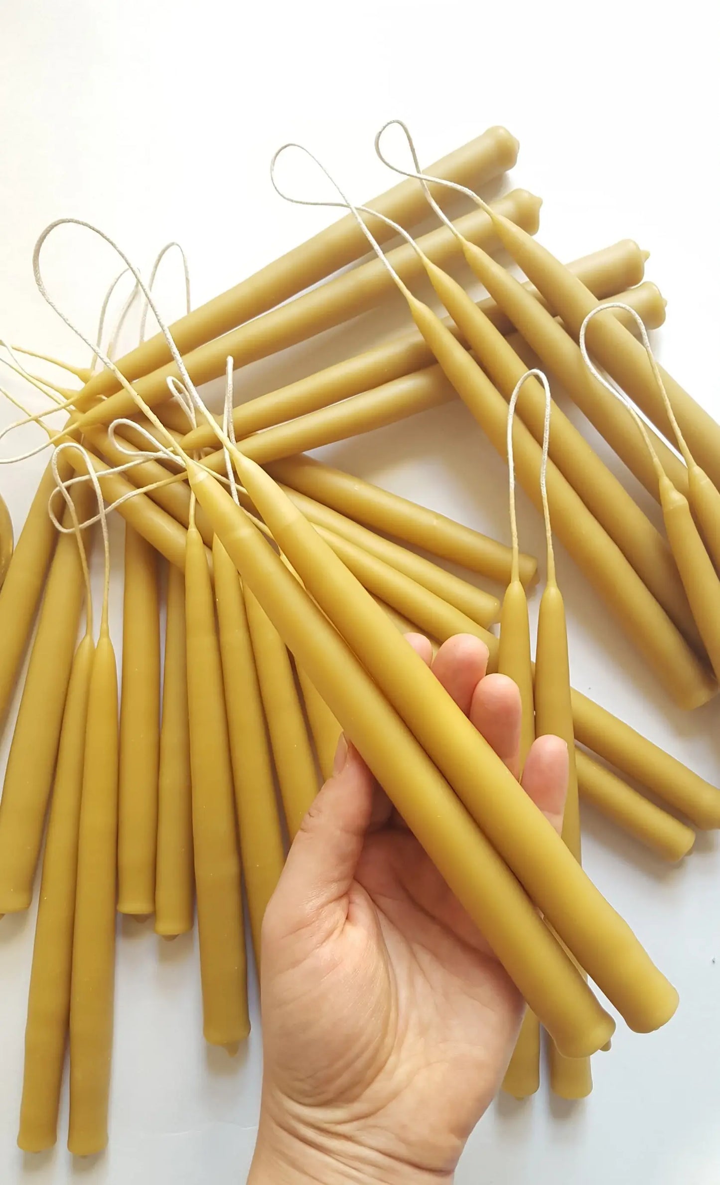 Taper Beeswax Candles - Aromatherapy Candles - Beeswax