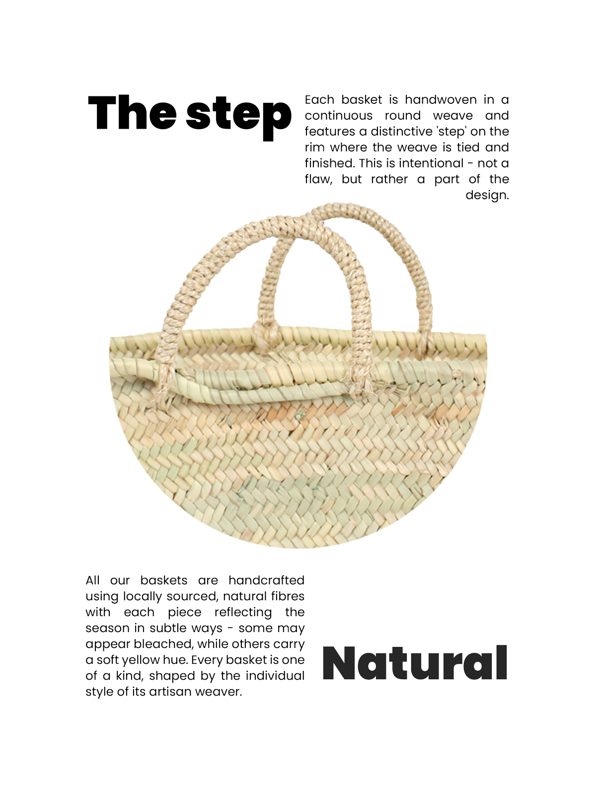 Hand Embroidered Market Basket, Nasturtium