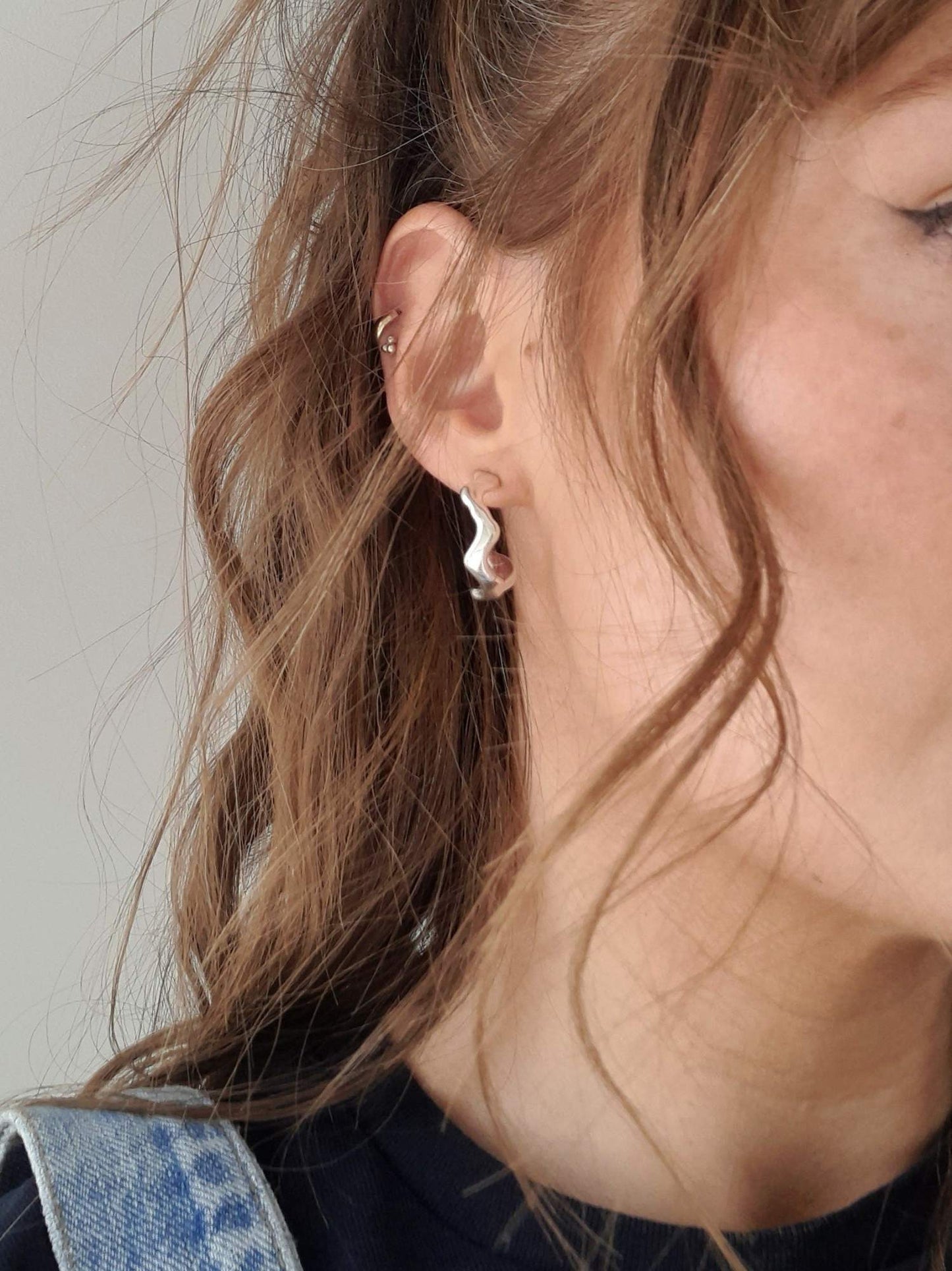 Spring Tide Hoop Earrings