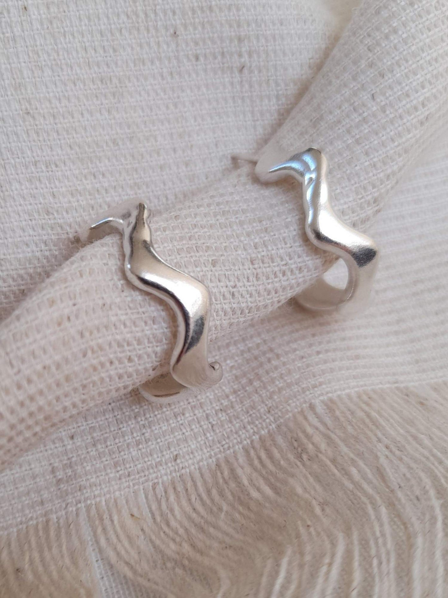 Spring Tide Hoop Earrings