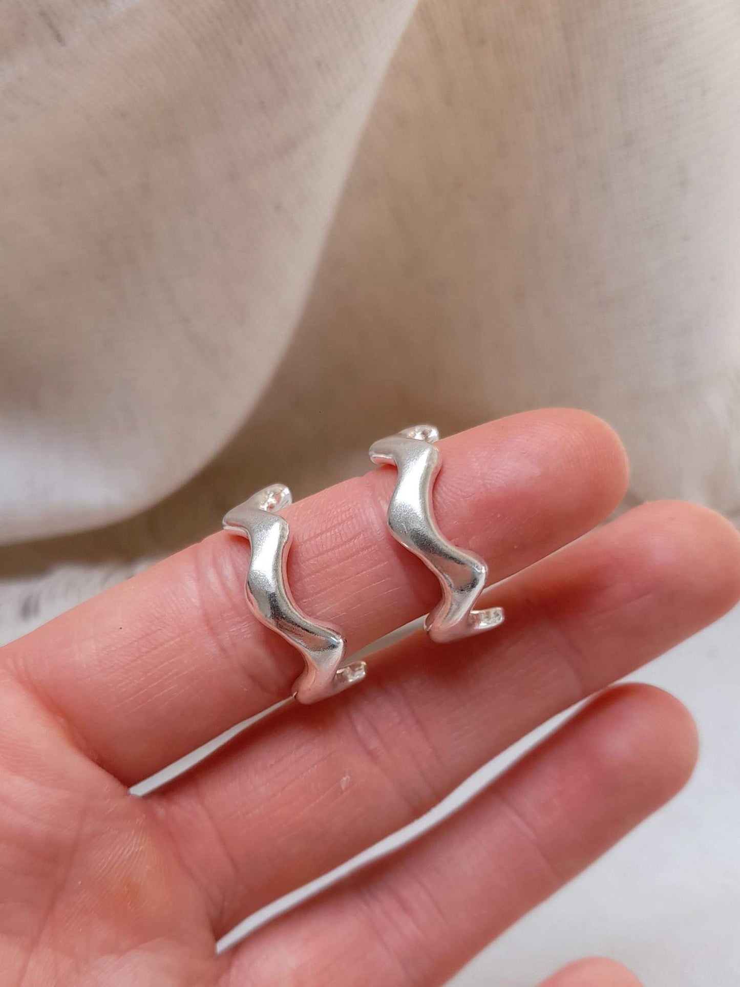 Spring Tide Hoop Earrings