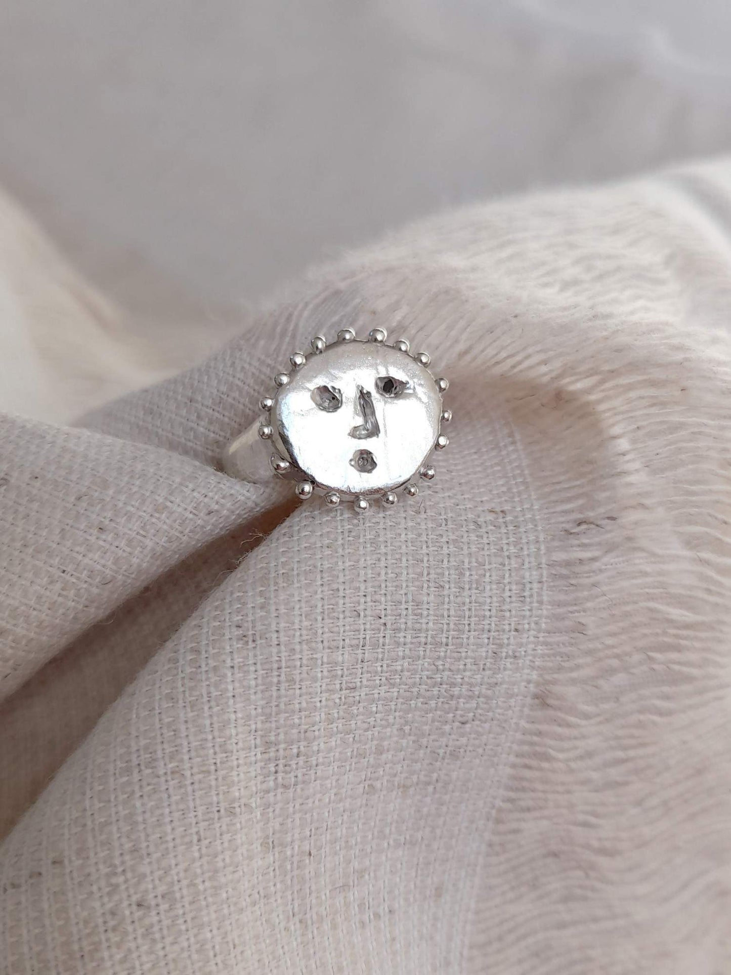 Sun Baby Signet Ring