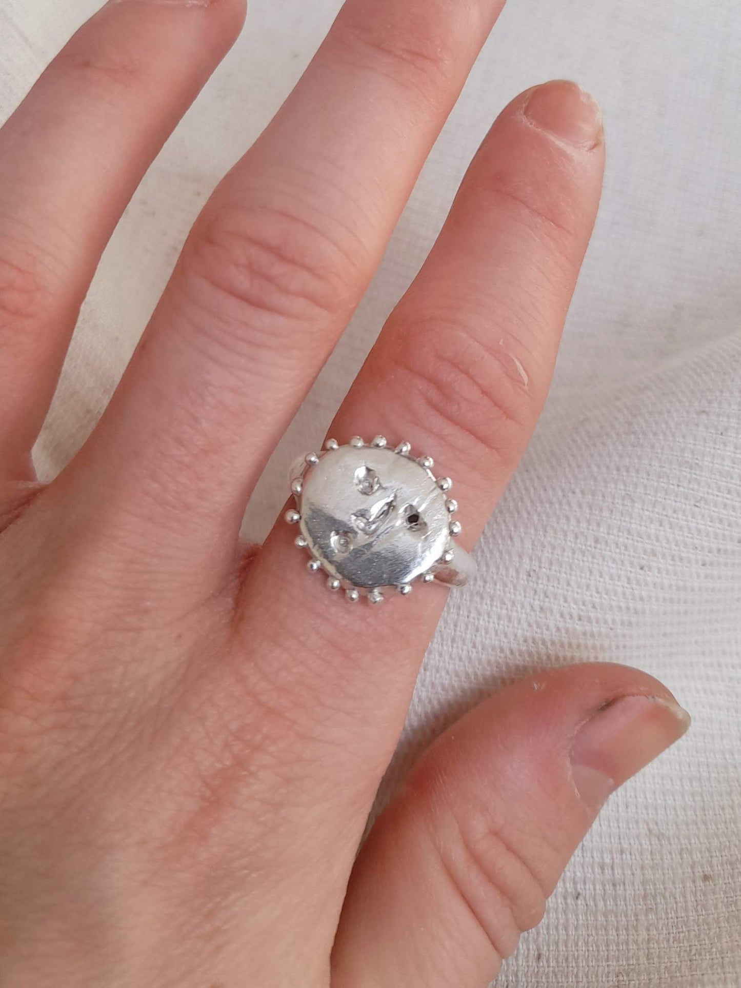 Sun Baby Signet Ring