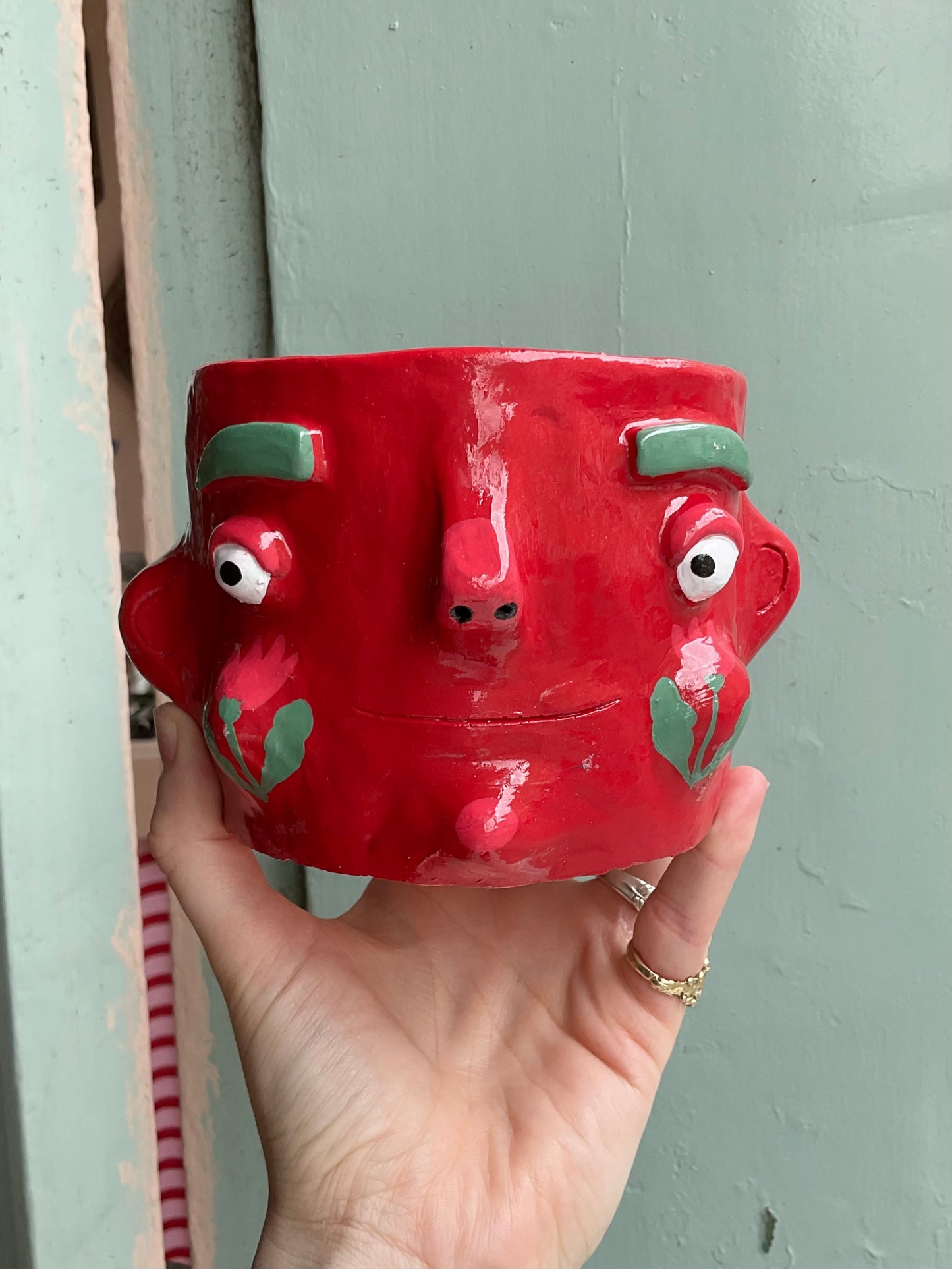 PonkyWots “Rosy Boi” Chunky Pot