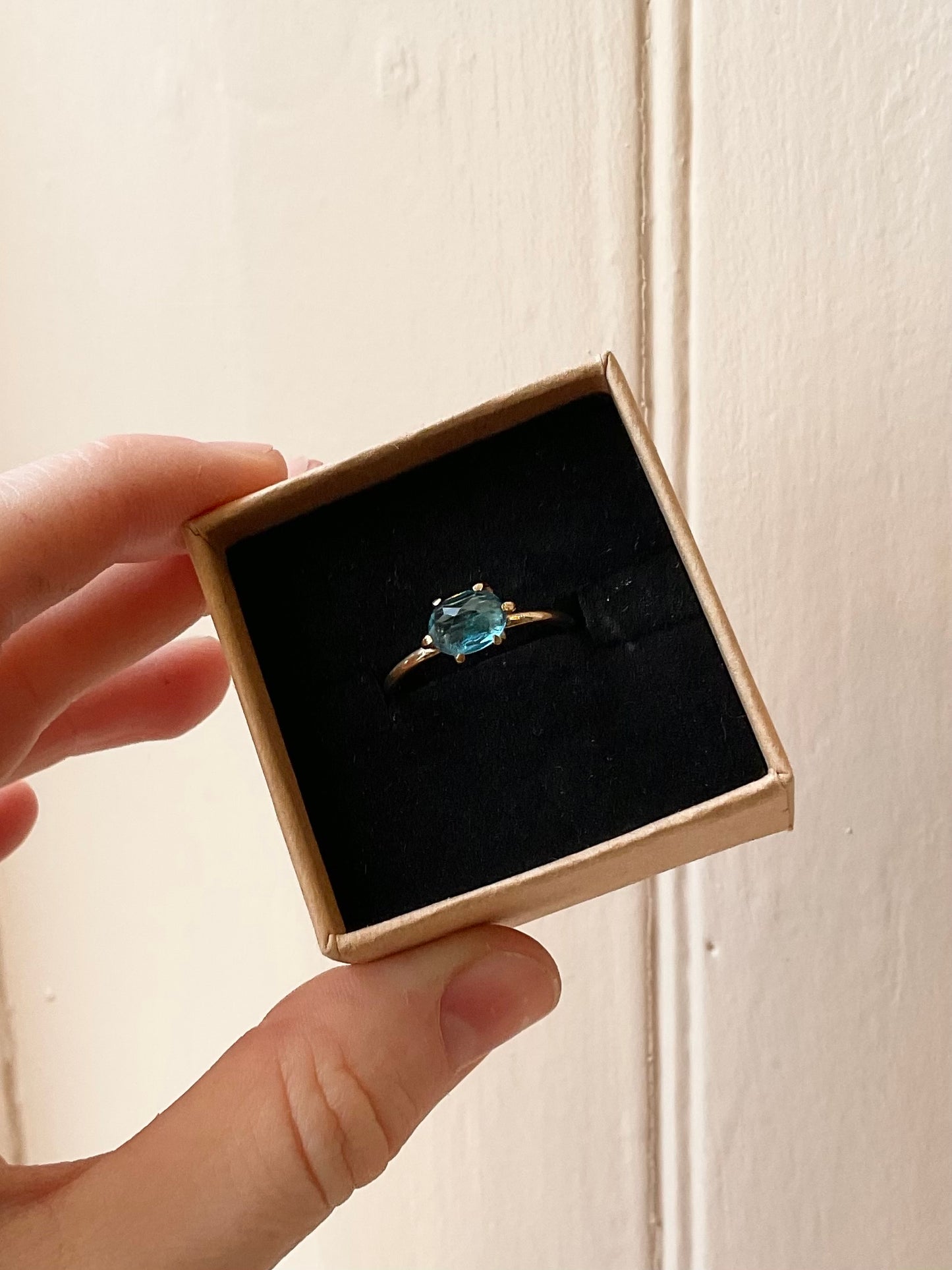 London Blue Topaz, Gold Ring