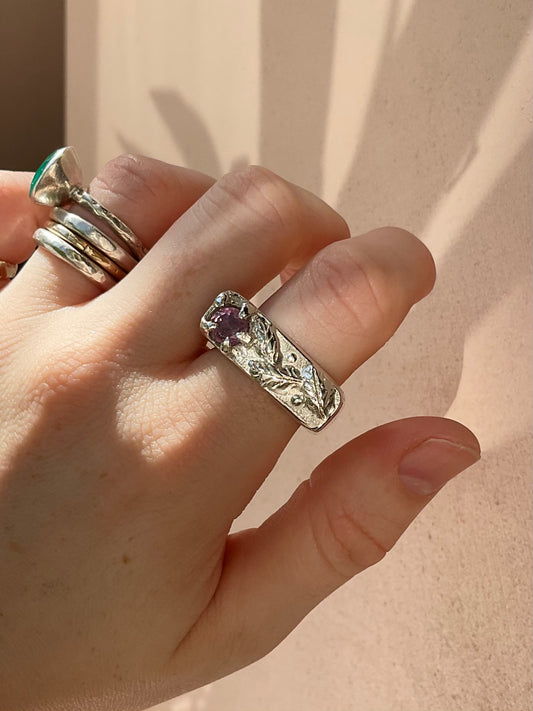 Flower Signet Ring