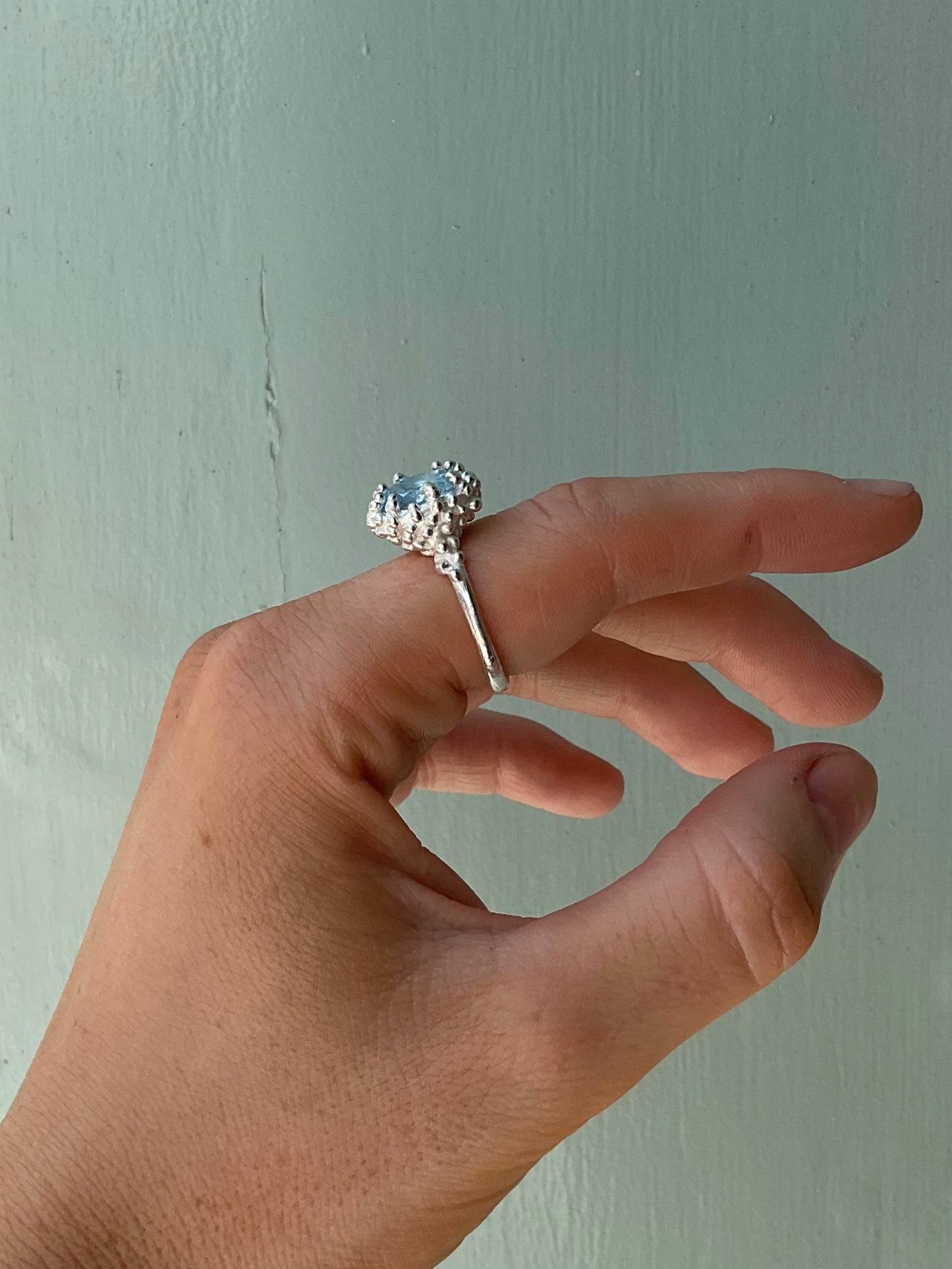 SPLASH Ring, Aqua Topaz