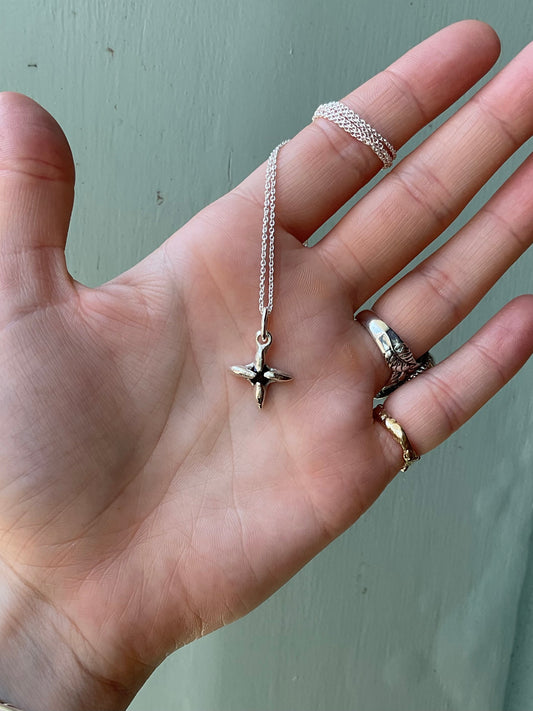 Garnet Star Pendant