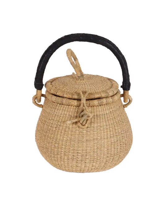 WENE: Pot Lidded Bolga Basket