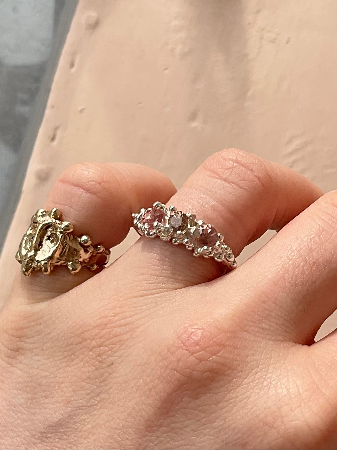 Tourmaline Barnacle Ring #4