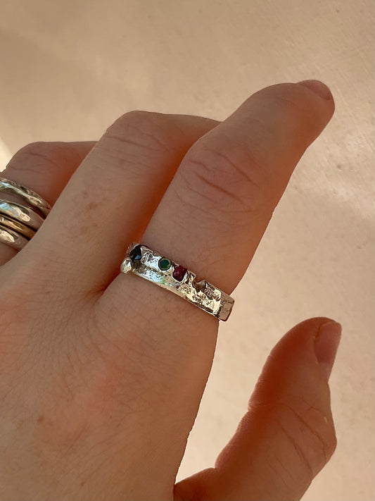 Silver Party Ring