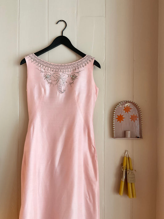 Vintage Robert Dorland Pink Occasion Dress
