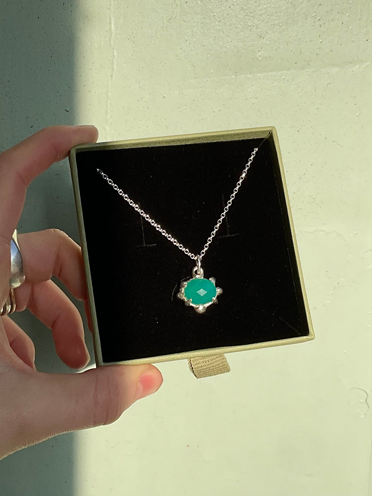 Vintage Chrysoprase Necklace