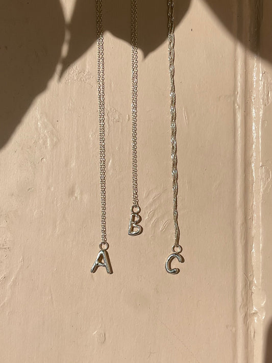 Alphabet Spaghet Pendant
