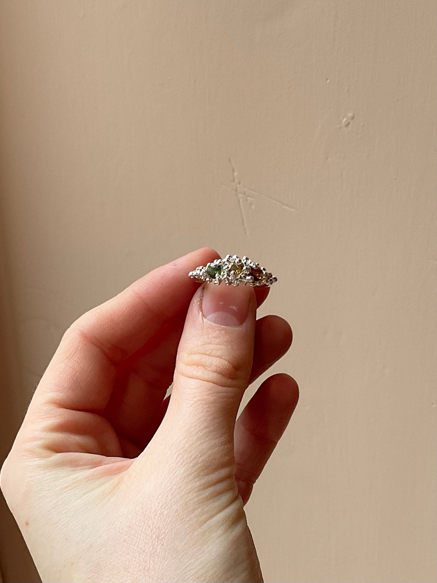 Tourmaline Barnacle Ring #2