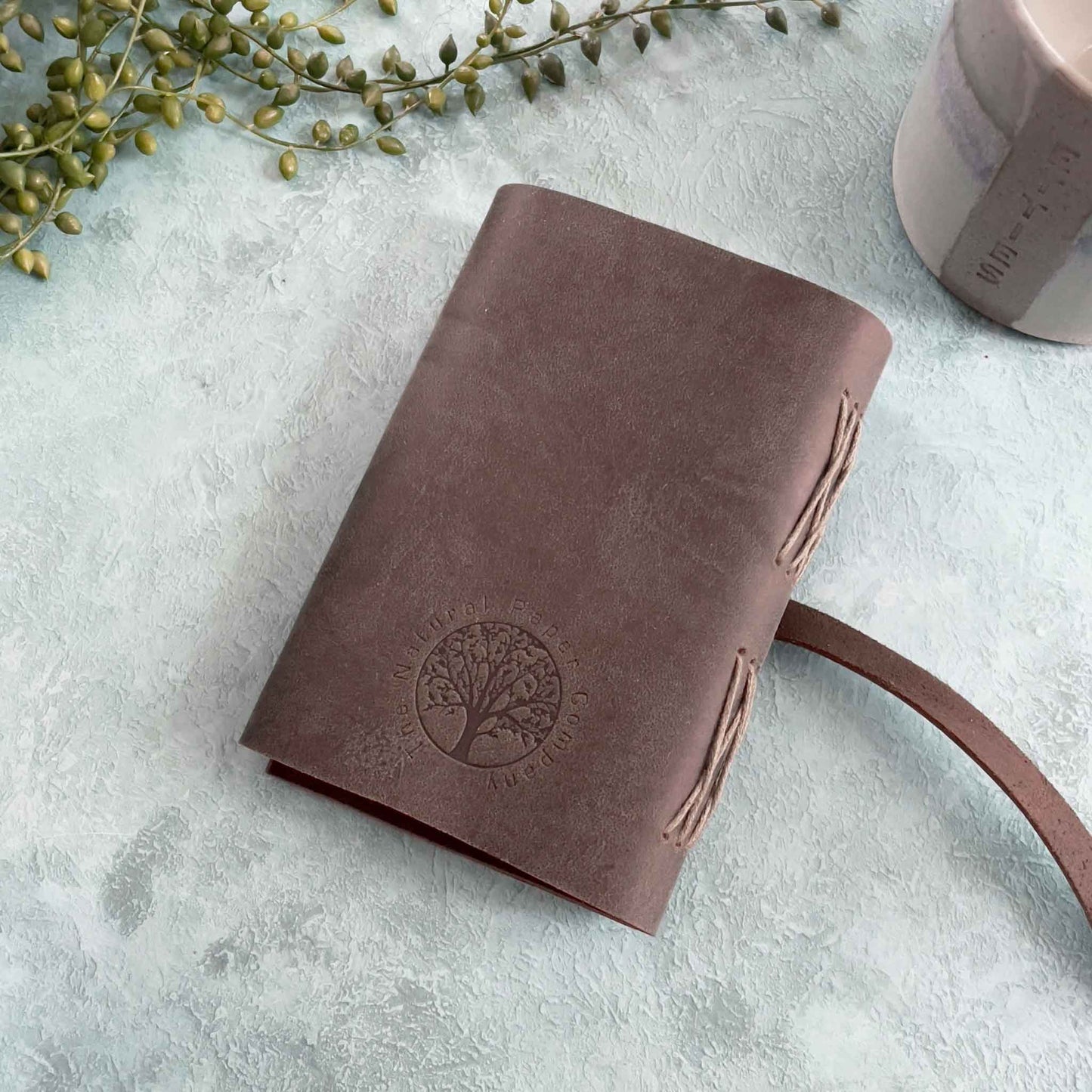 A6 Dark Brown Handmade Leather Notebook