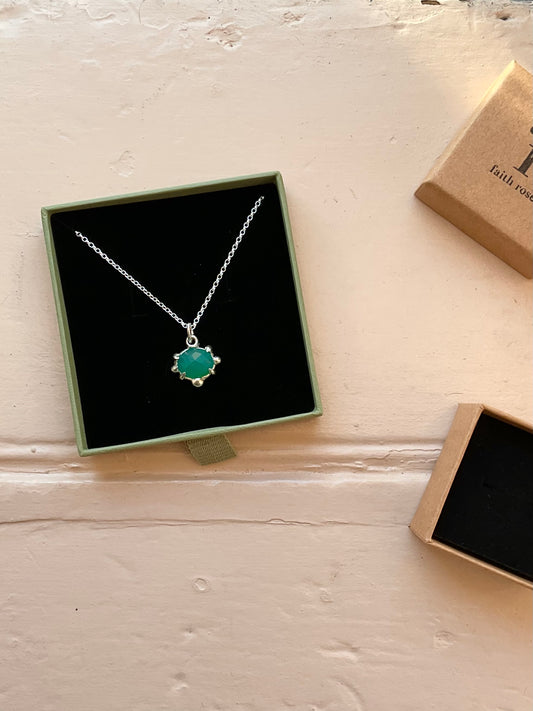 Vintage Chrysoprase Necklace