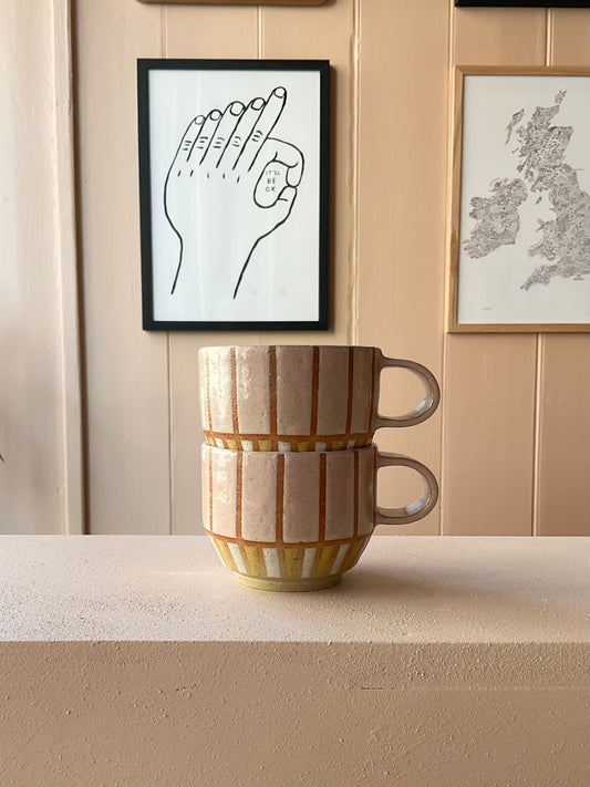 Stacking Mug, Pink