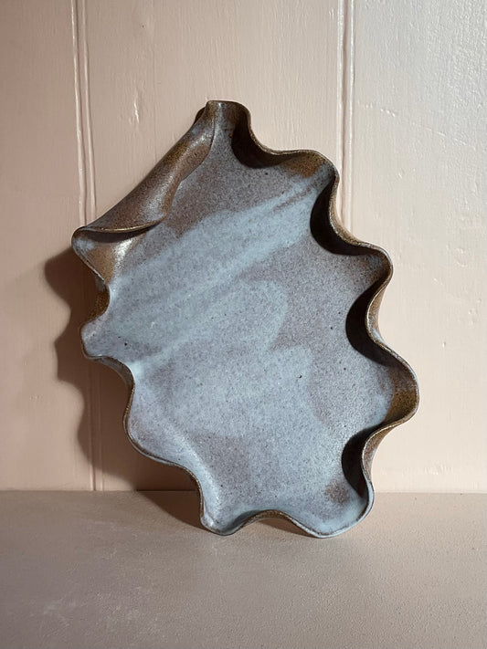 ‘Fluiform’ Tray, Blue Mocha