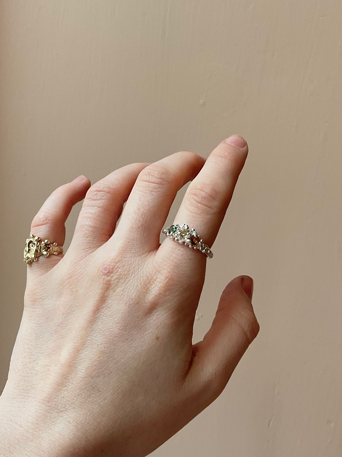 Tourmaline Barnacle Ring #2