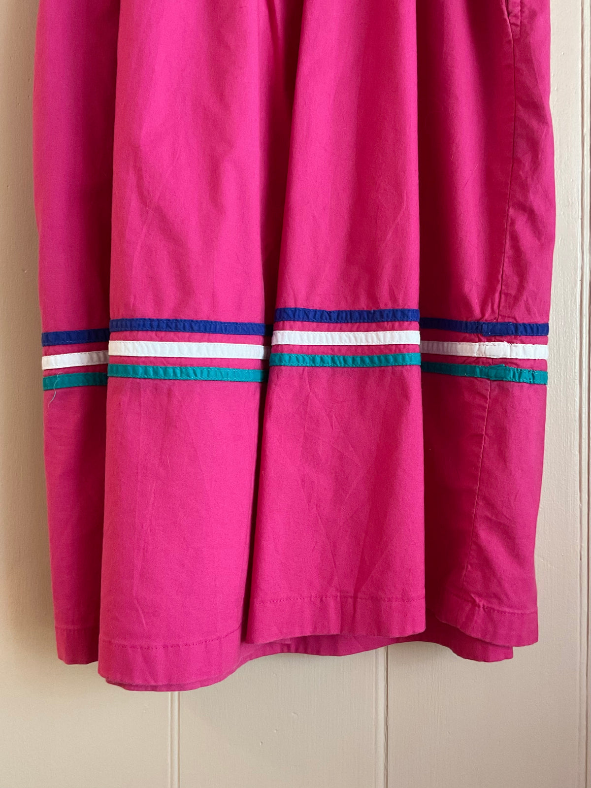 Vintage Appliqué Smock Dress