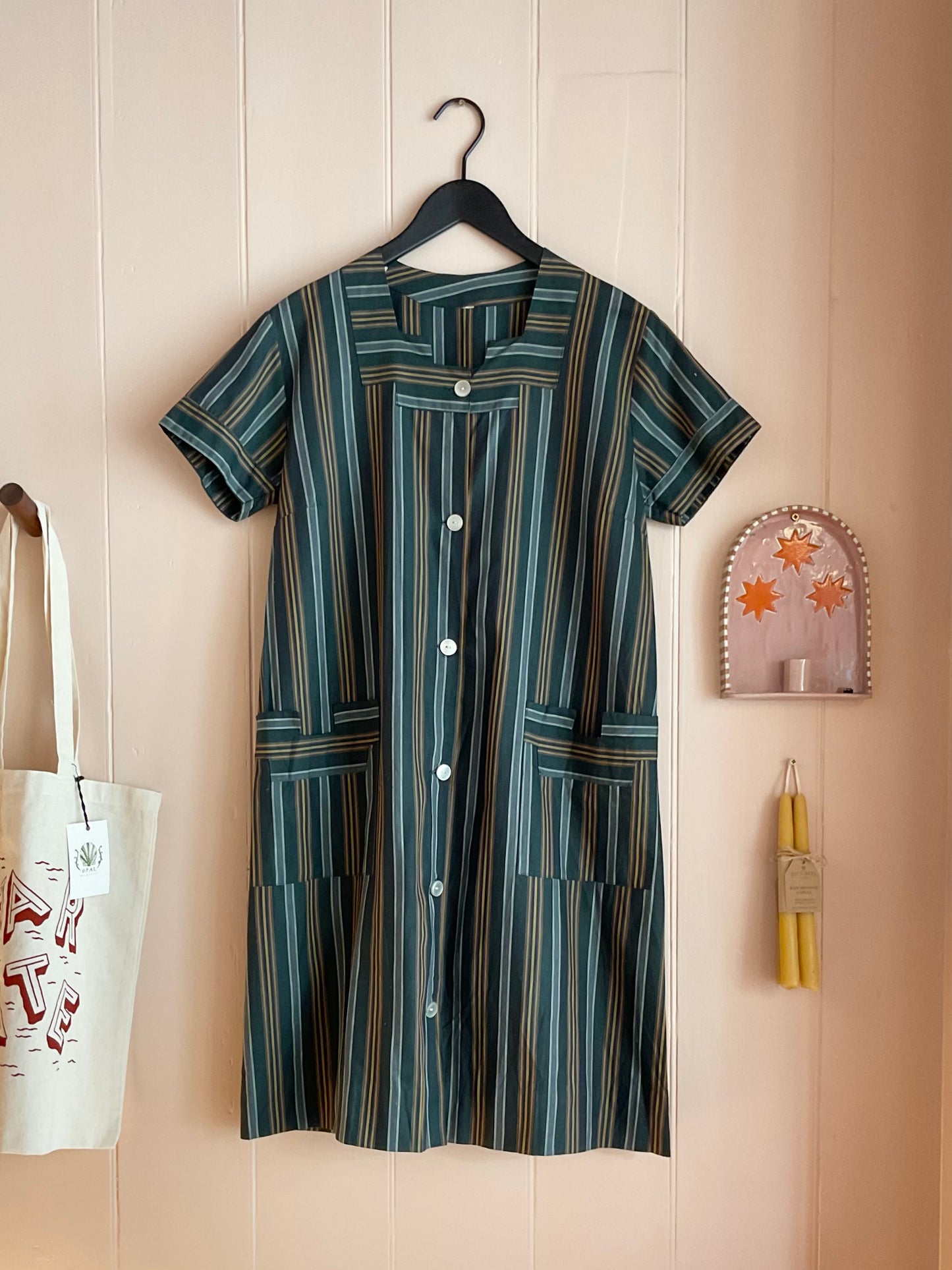 Vintage Workwear Shift Dress