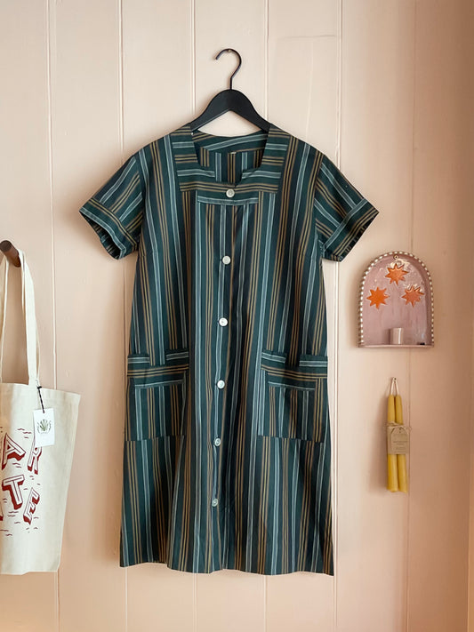 Vintage Workwear Shift Dress