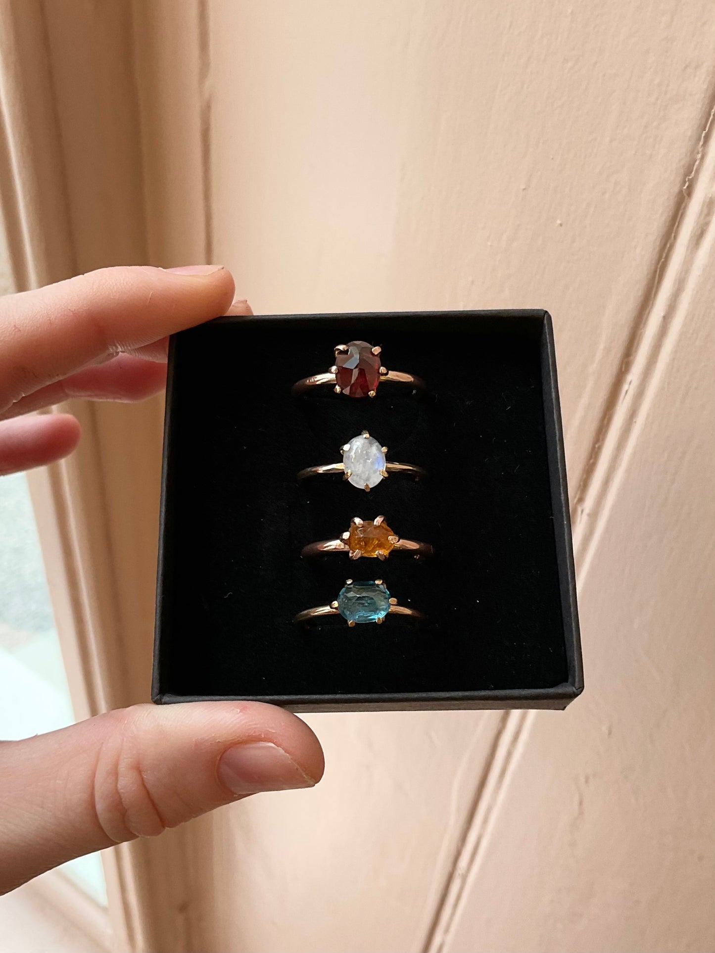 Citrine, Rose Gold Ring