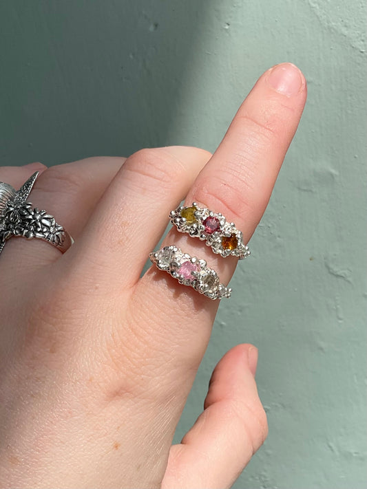 Tourmaline Barnacle Ring #10