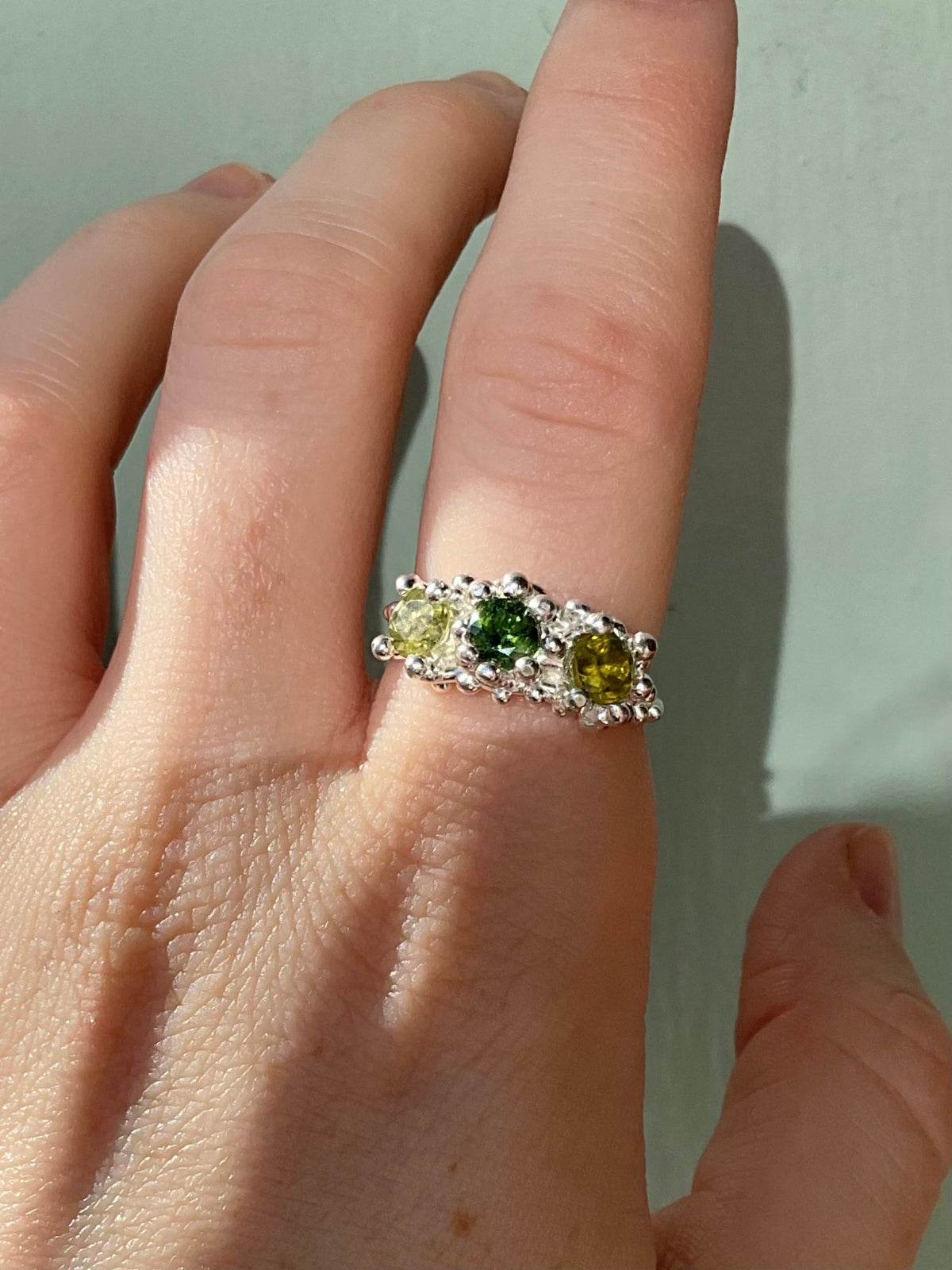 Tourmaline Barnacle Ring #11