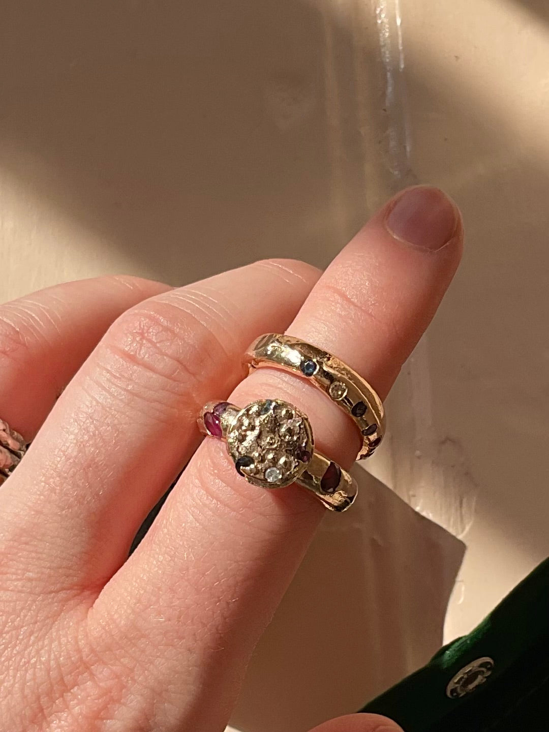 Rose Gold Planet Ring