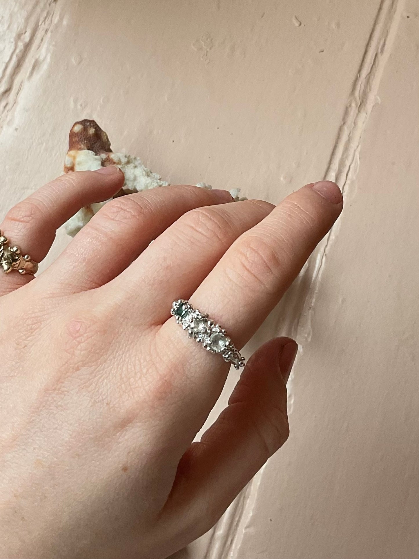 Tourmaline Barnacle Ring #3