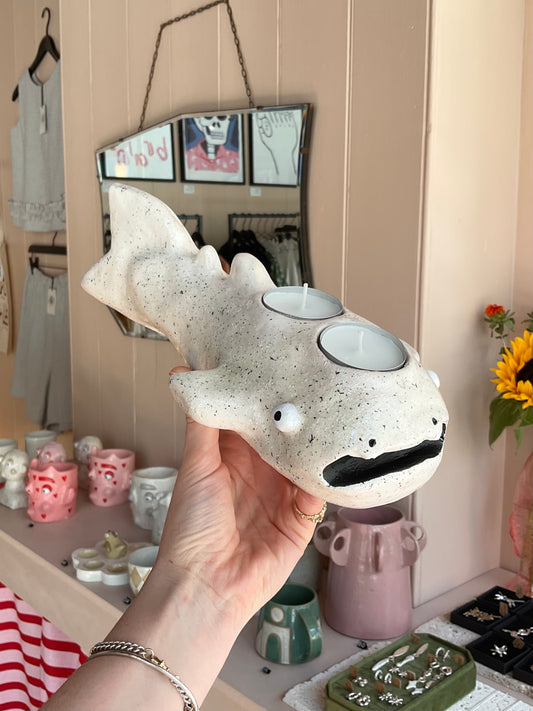 Whale Shark Tealight Candle Holder