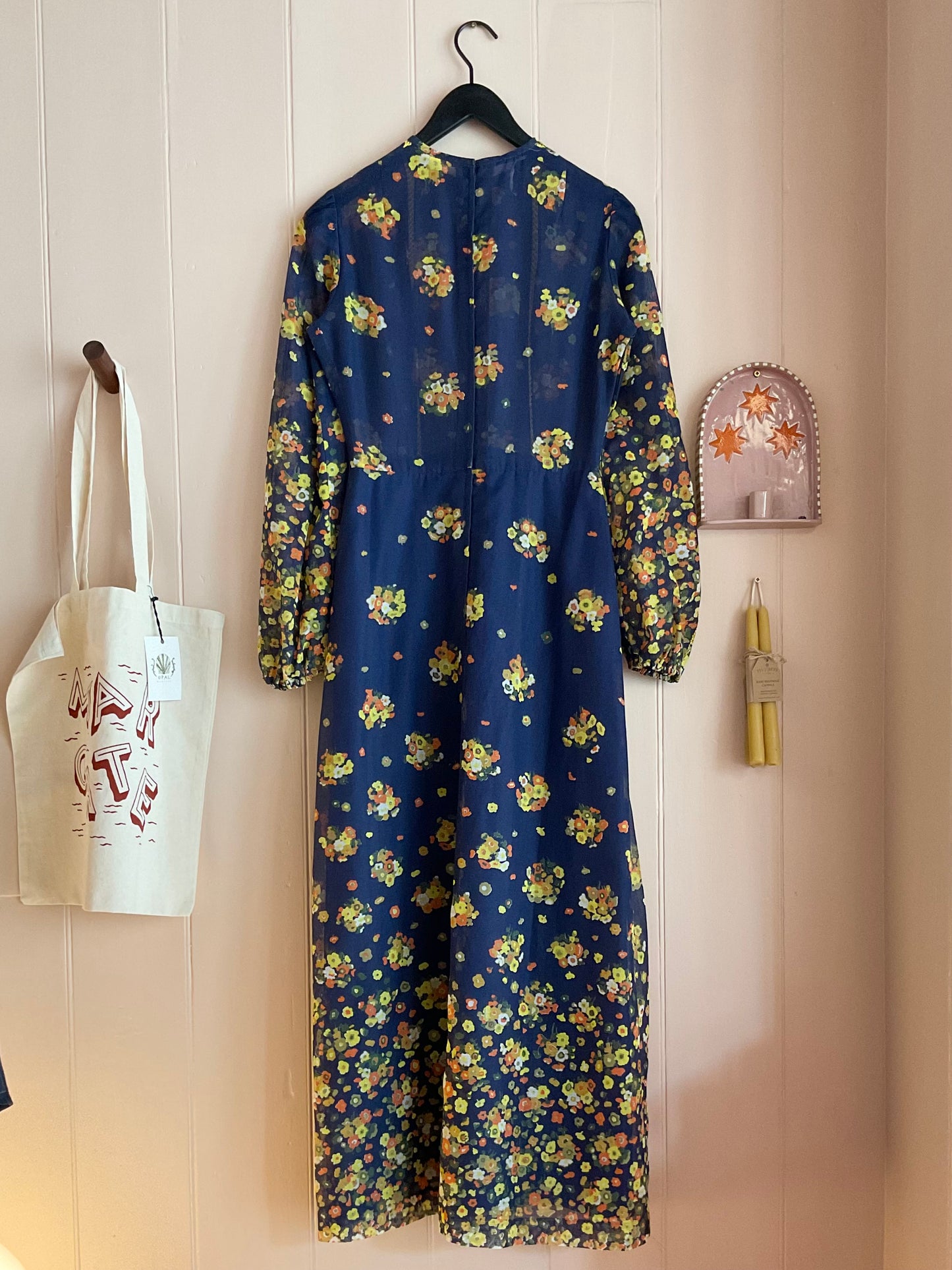 Vintage 1970’s Floral Maxi dress