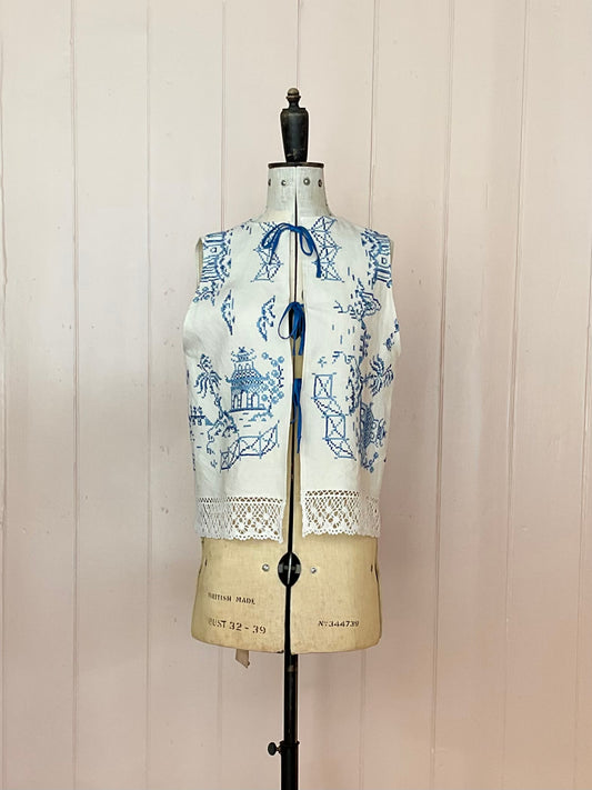 Jess vest 1, reworked vintage