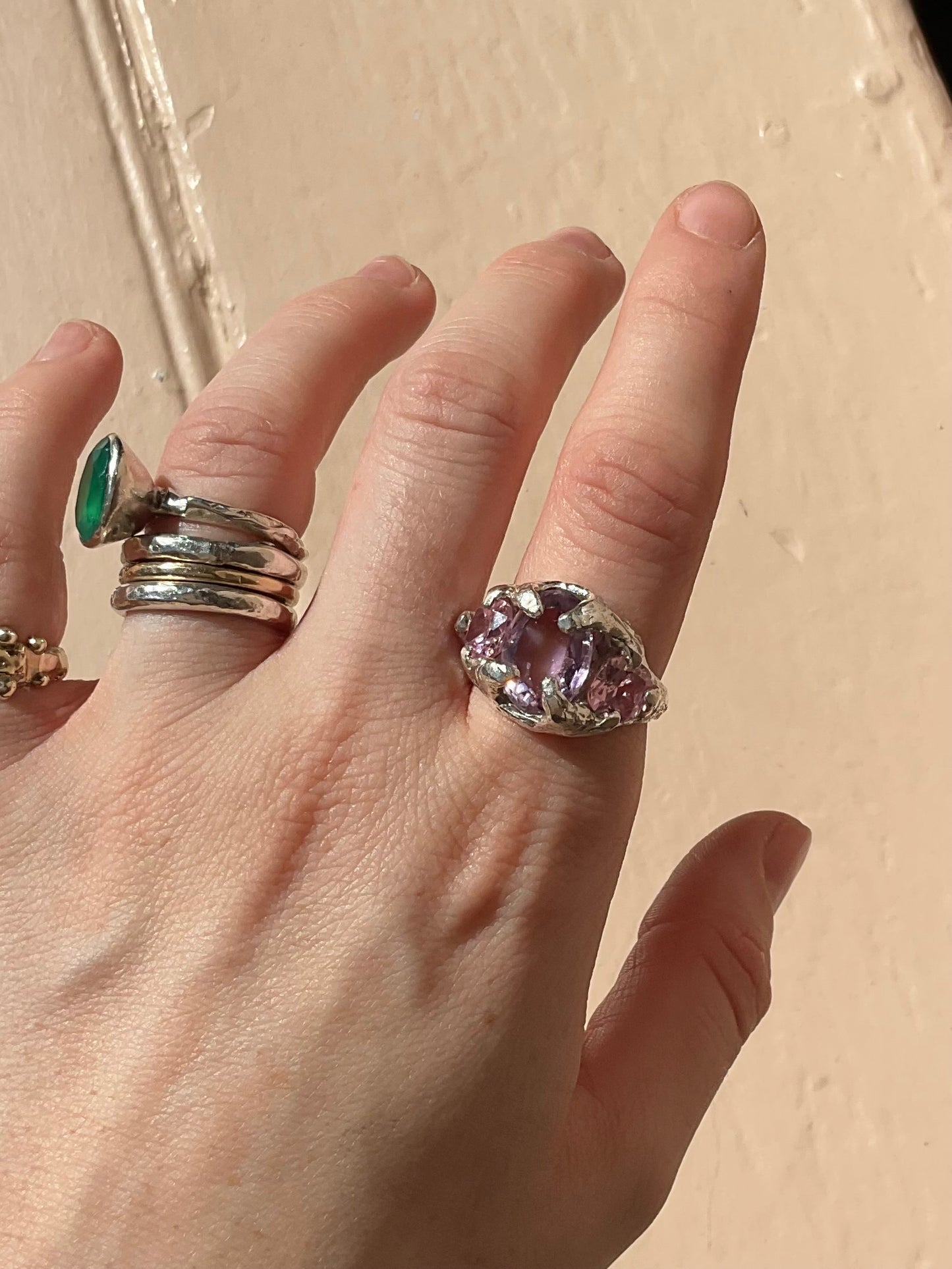 Amethyst Cocktail Ring
