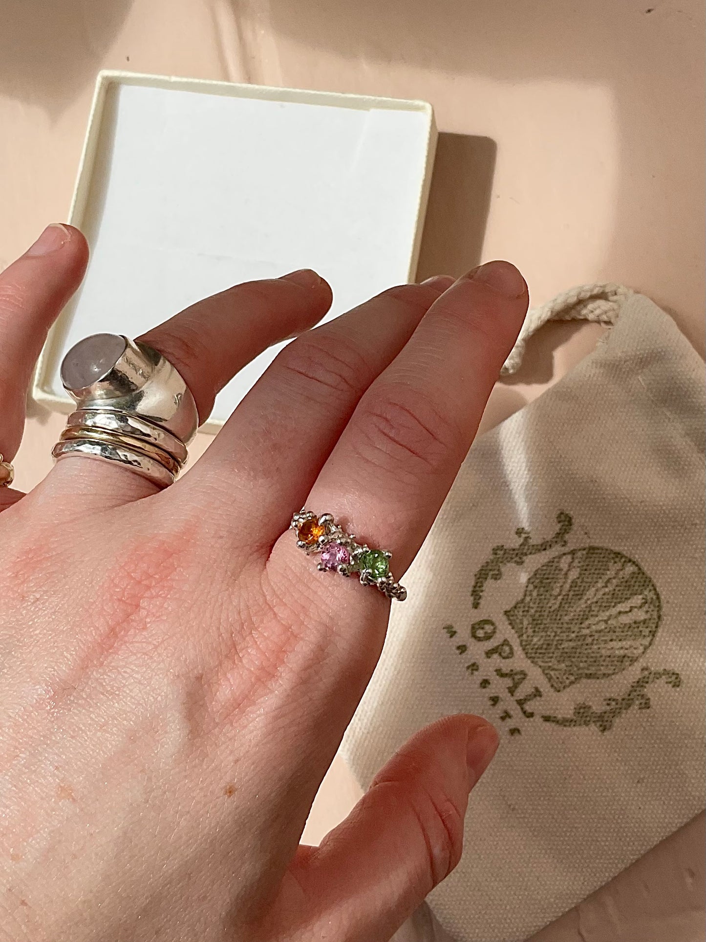 Tourmaline Barnacle Ring #1