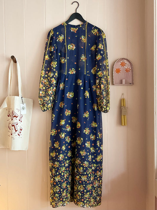 Vintage 1970’s Floral Maxi dress