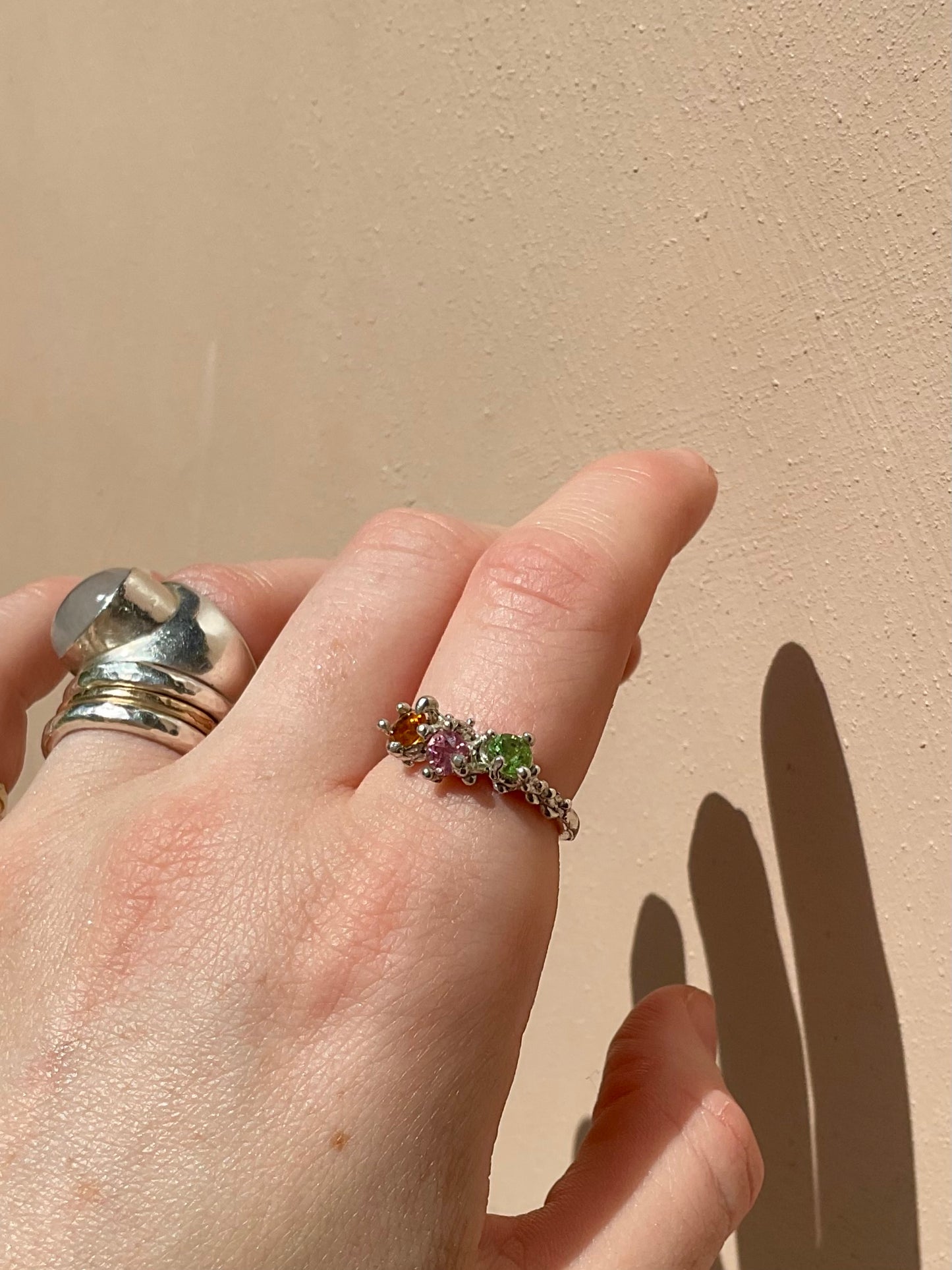 Tourmaline Barnacle Ring #1