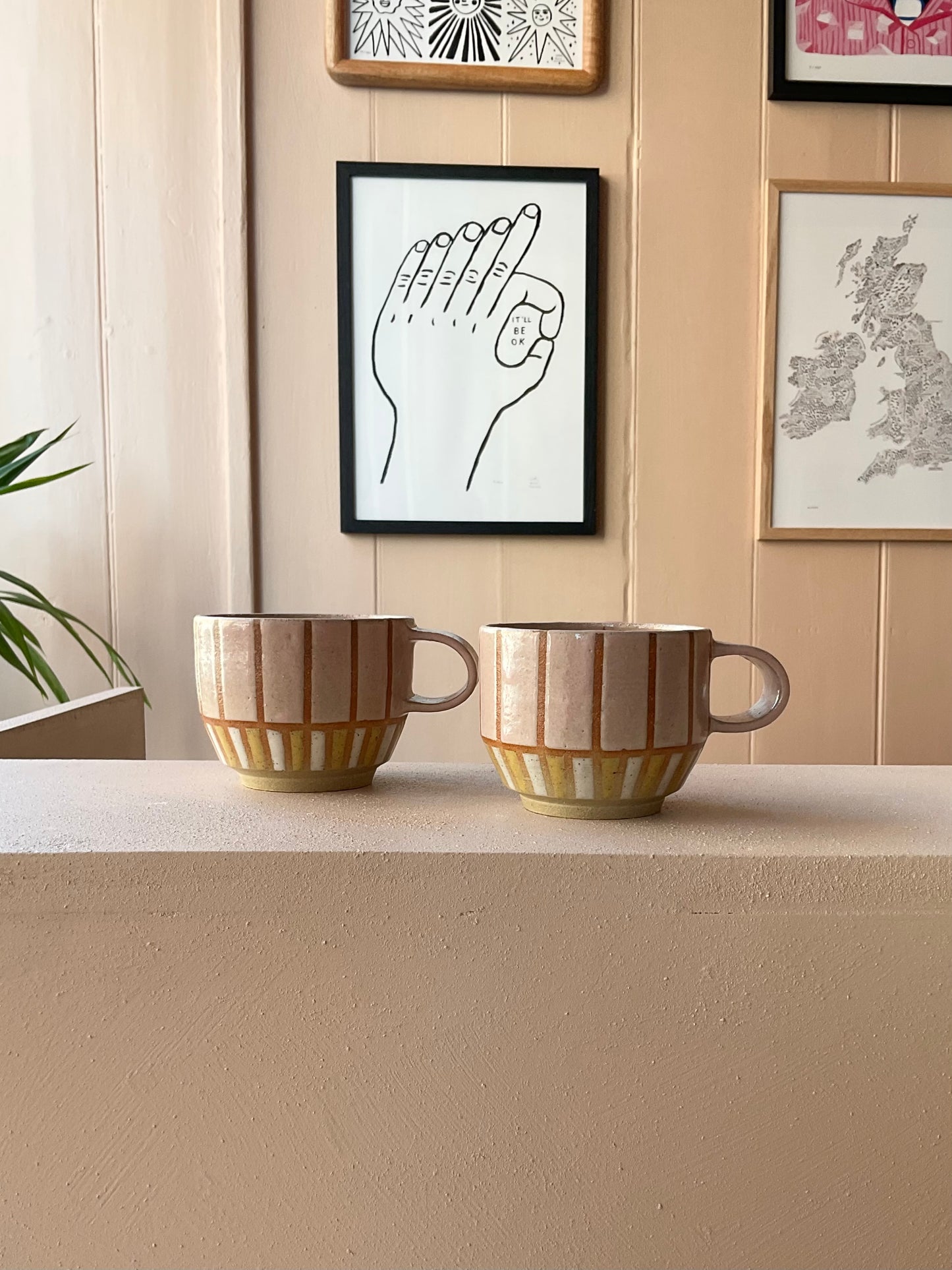 Stacking Mug, Pink