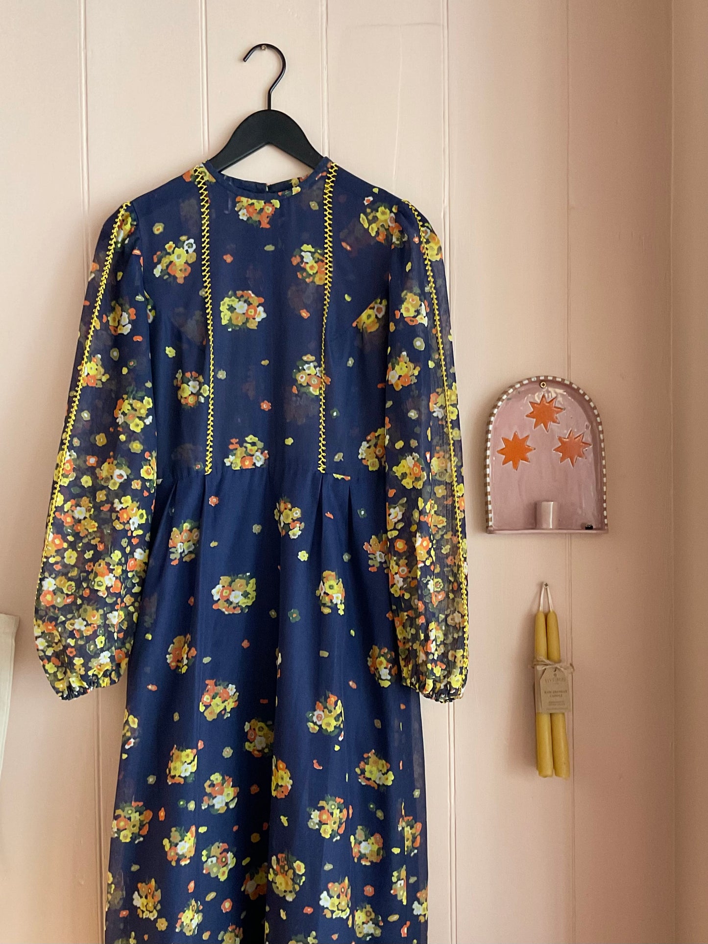 Vintage 1970’s Floral Maxi dress