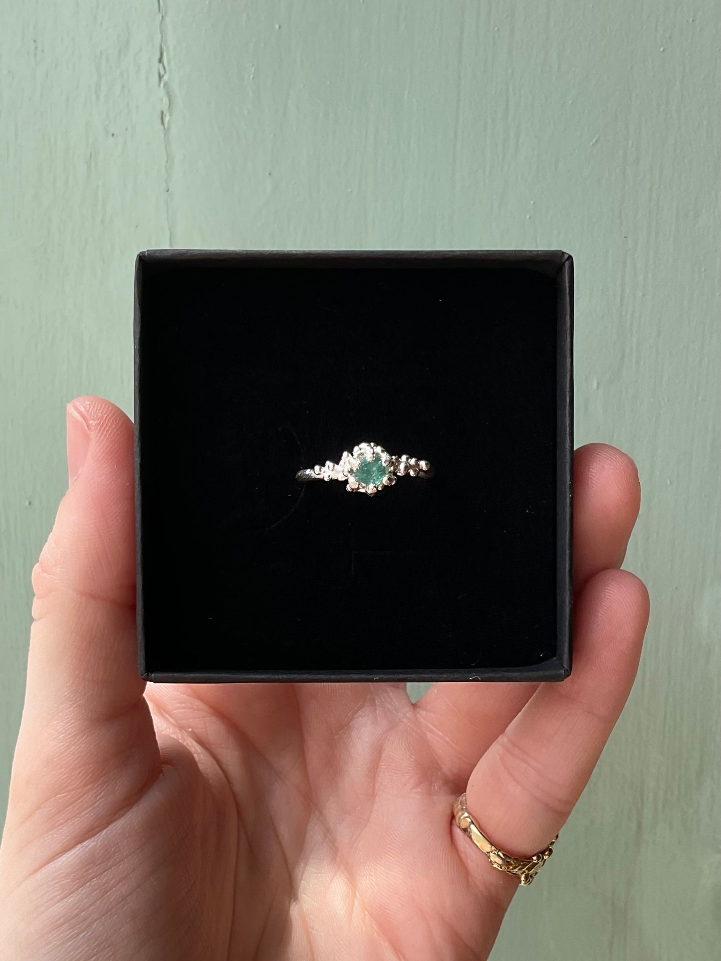 Tourmaline Barnacle Ring #8