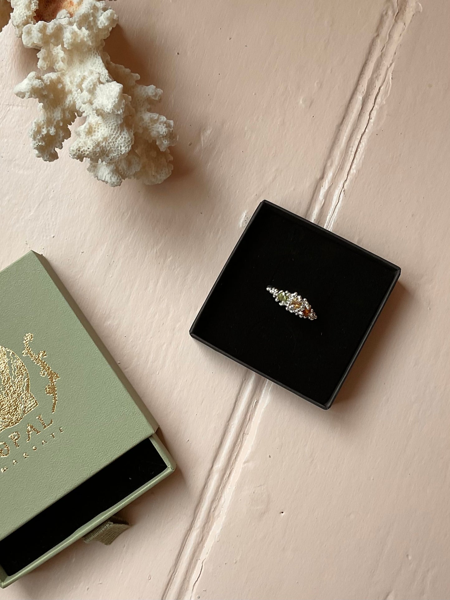 Tourmaline Barnacle Ring #2