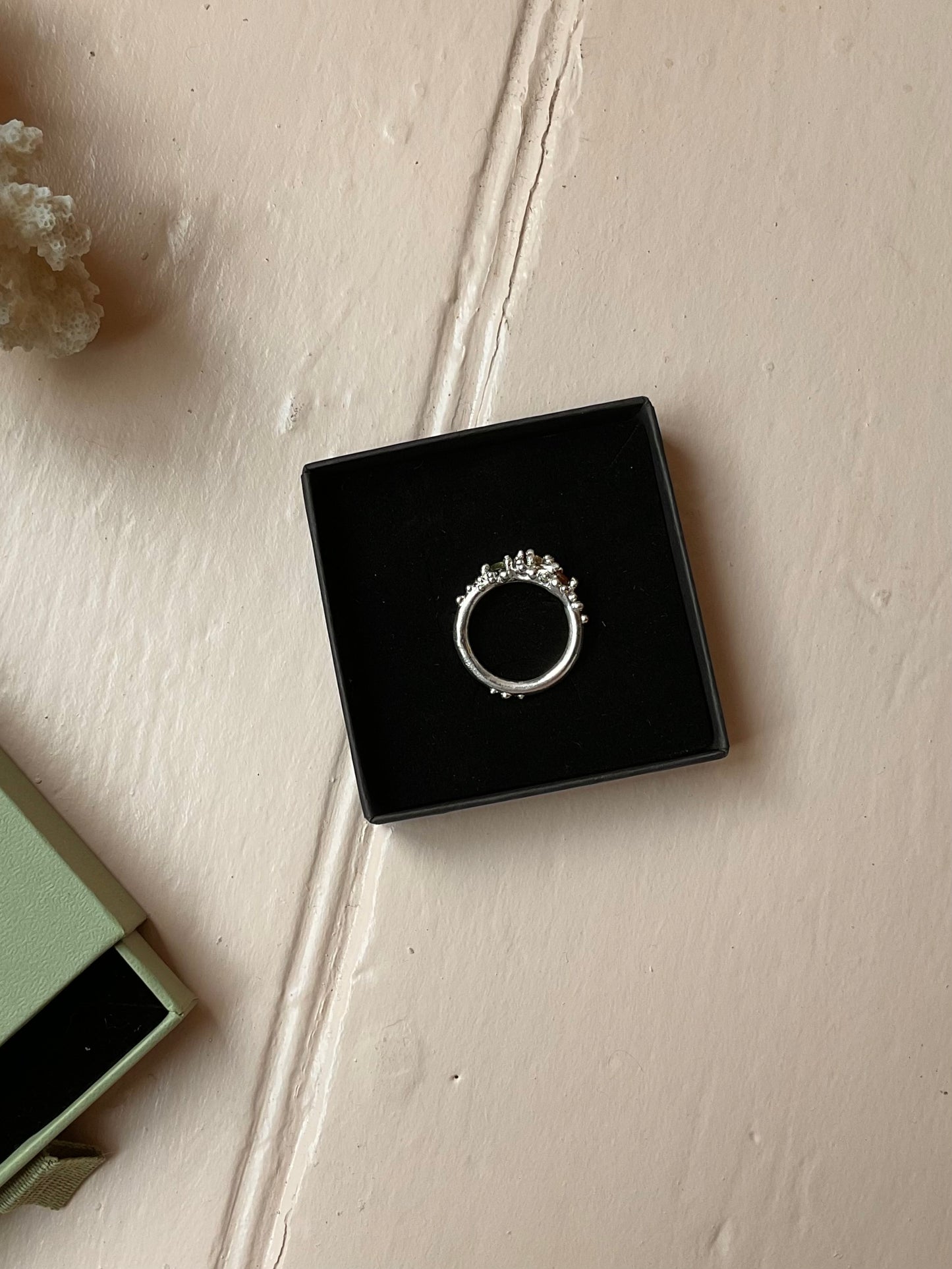 Tourmaline Barnacle Ring #2