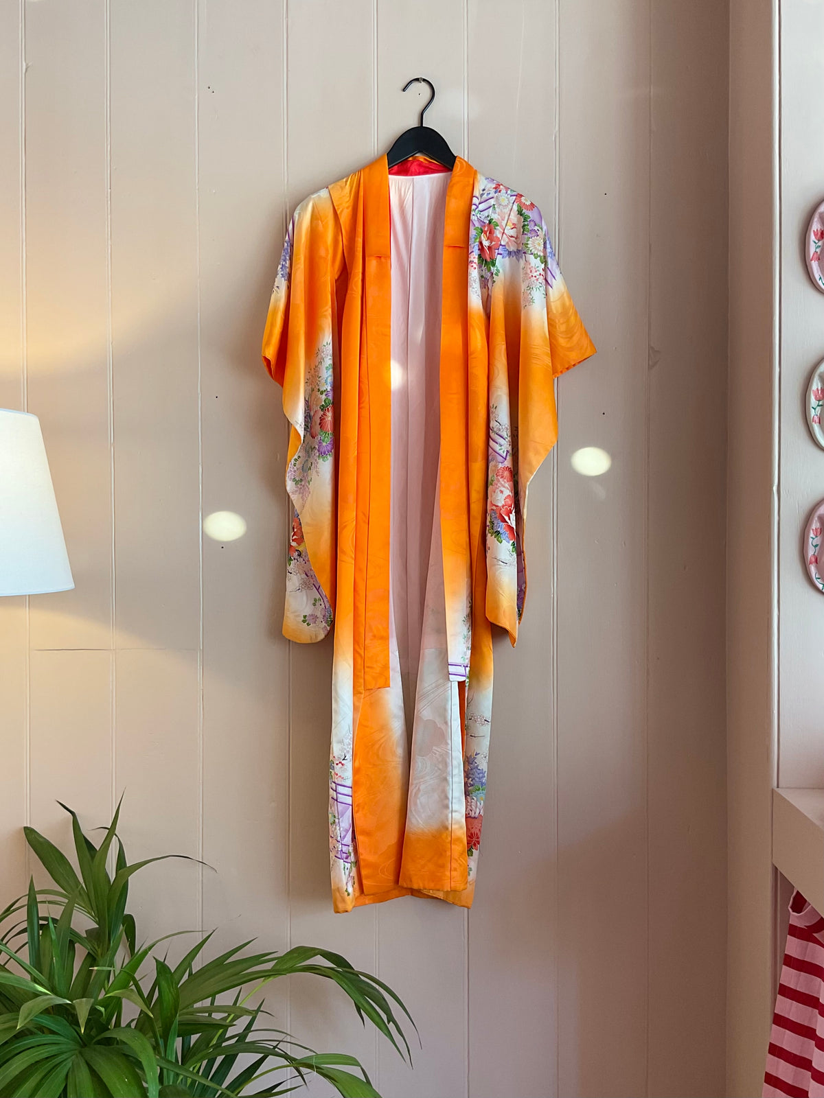 Vintage Orange Kimono