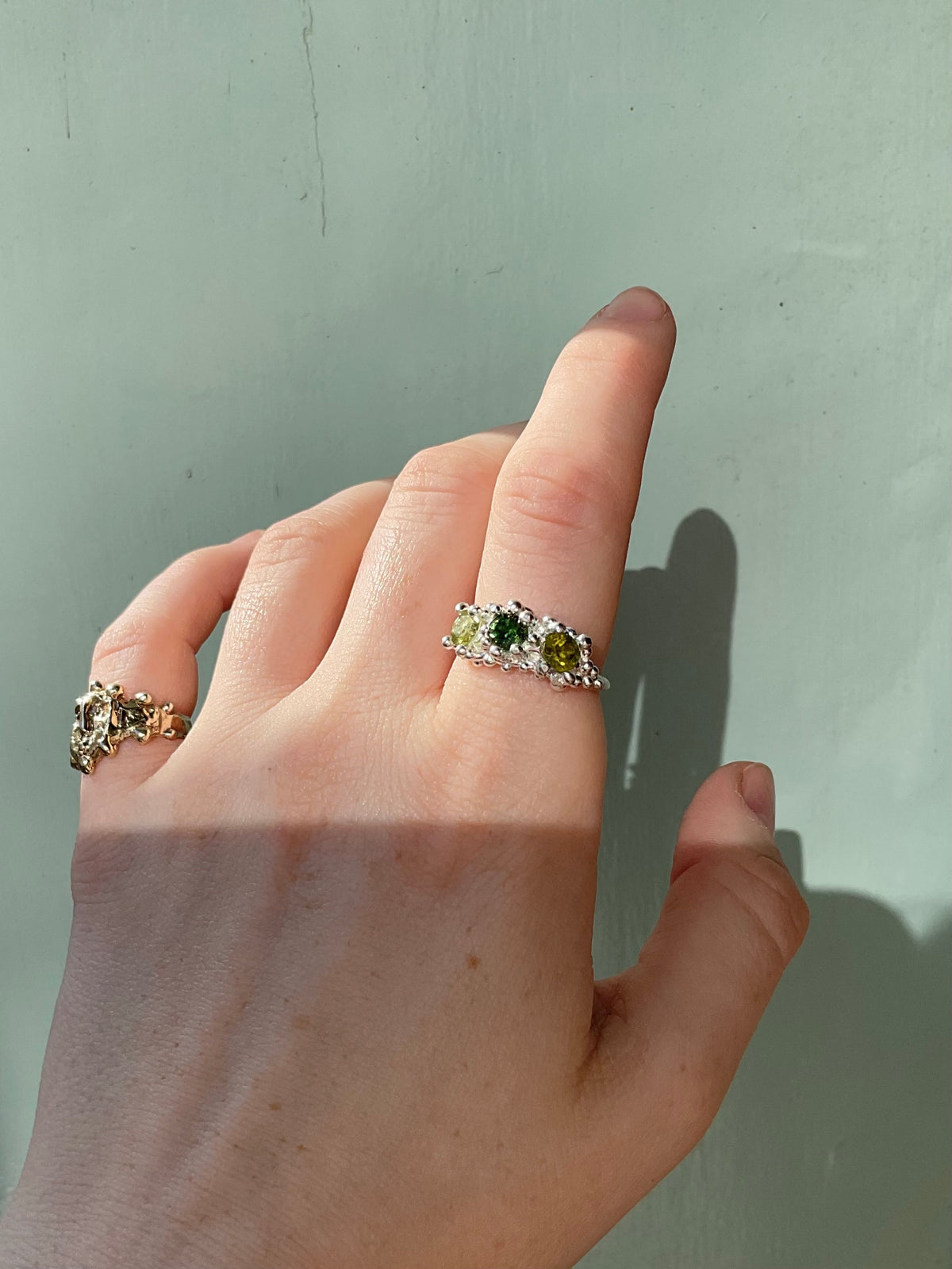 Tourmaline Barnacle Ring #11