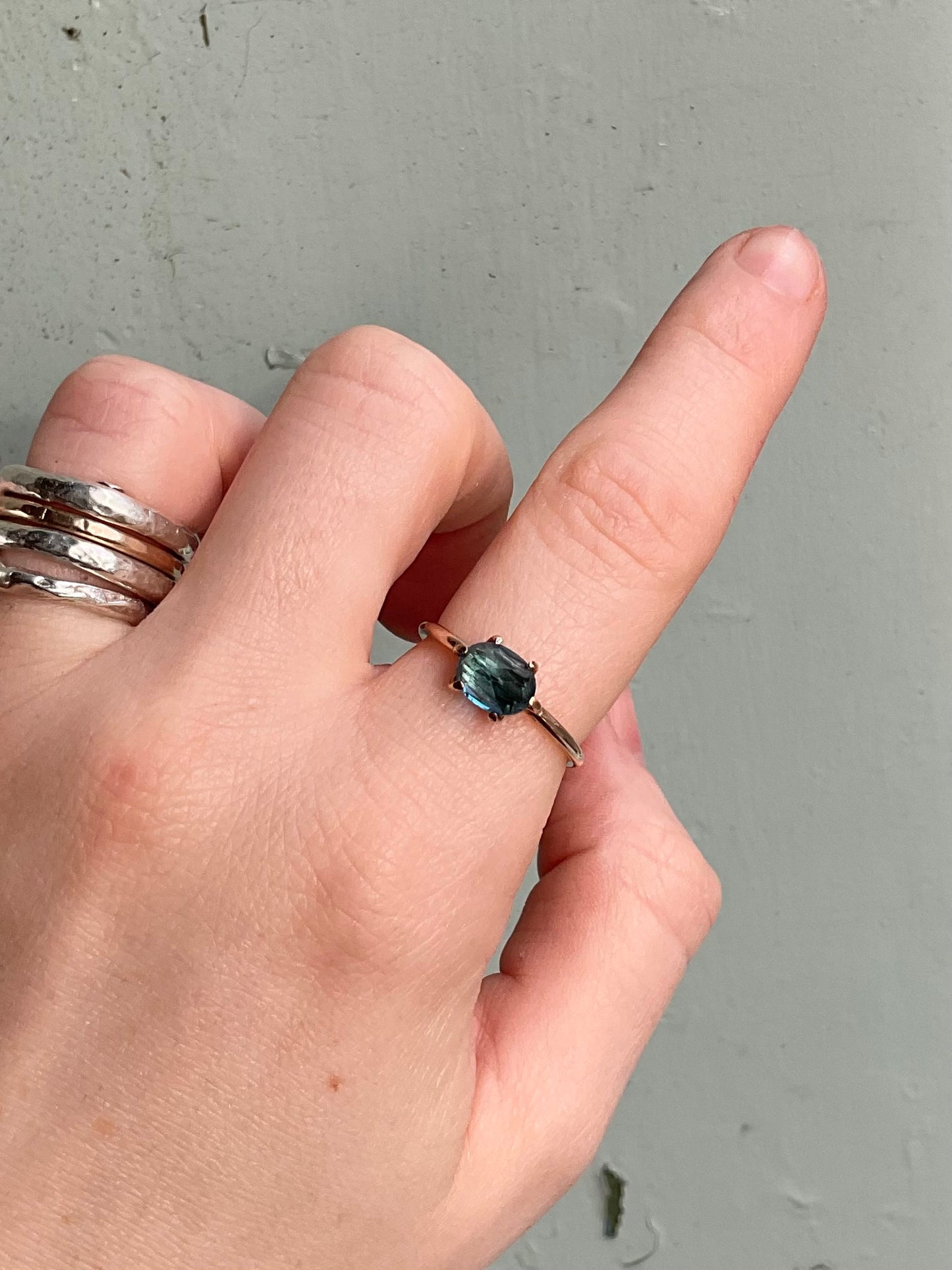 London Blue Topaz, Gold Ring